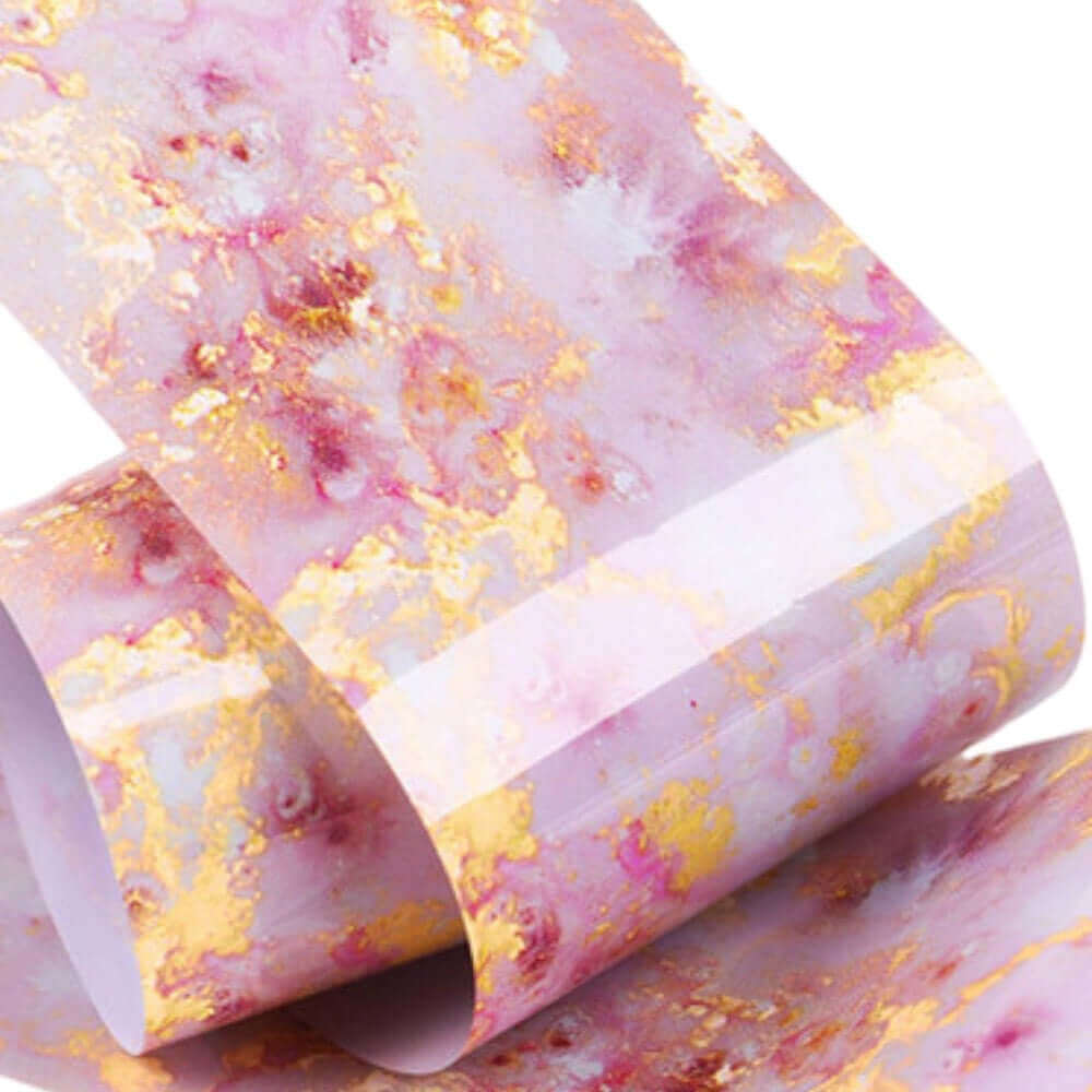 Nagelfolie Marmor - Rosa