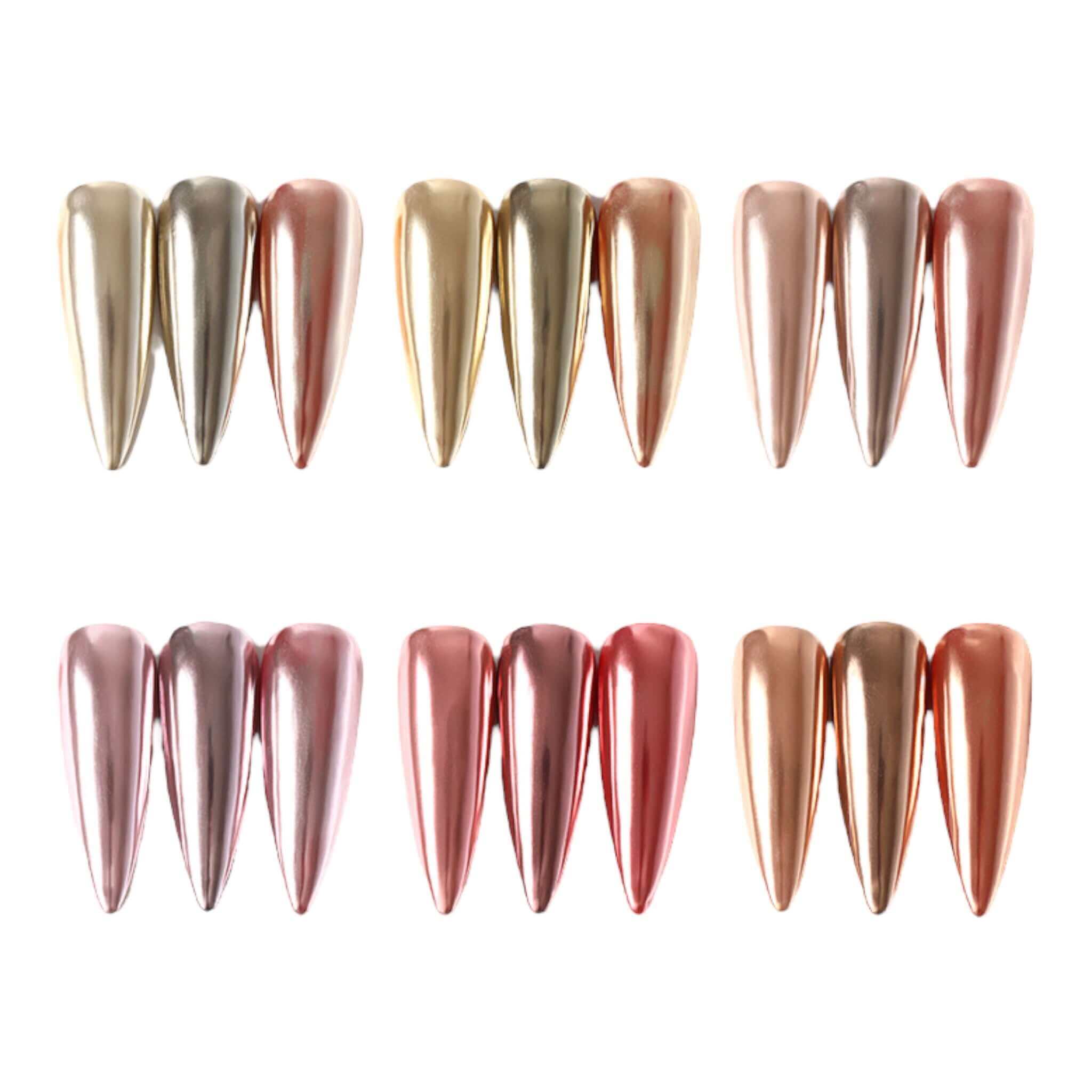 Chrom Pigment Shine Set Chrom Pigment Stift