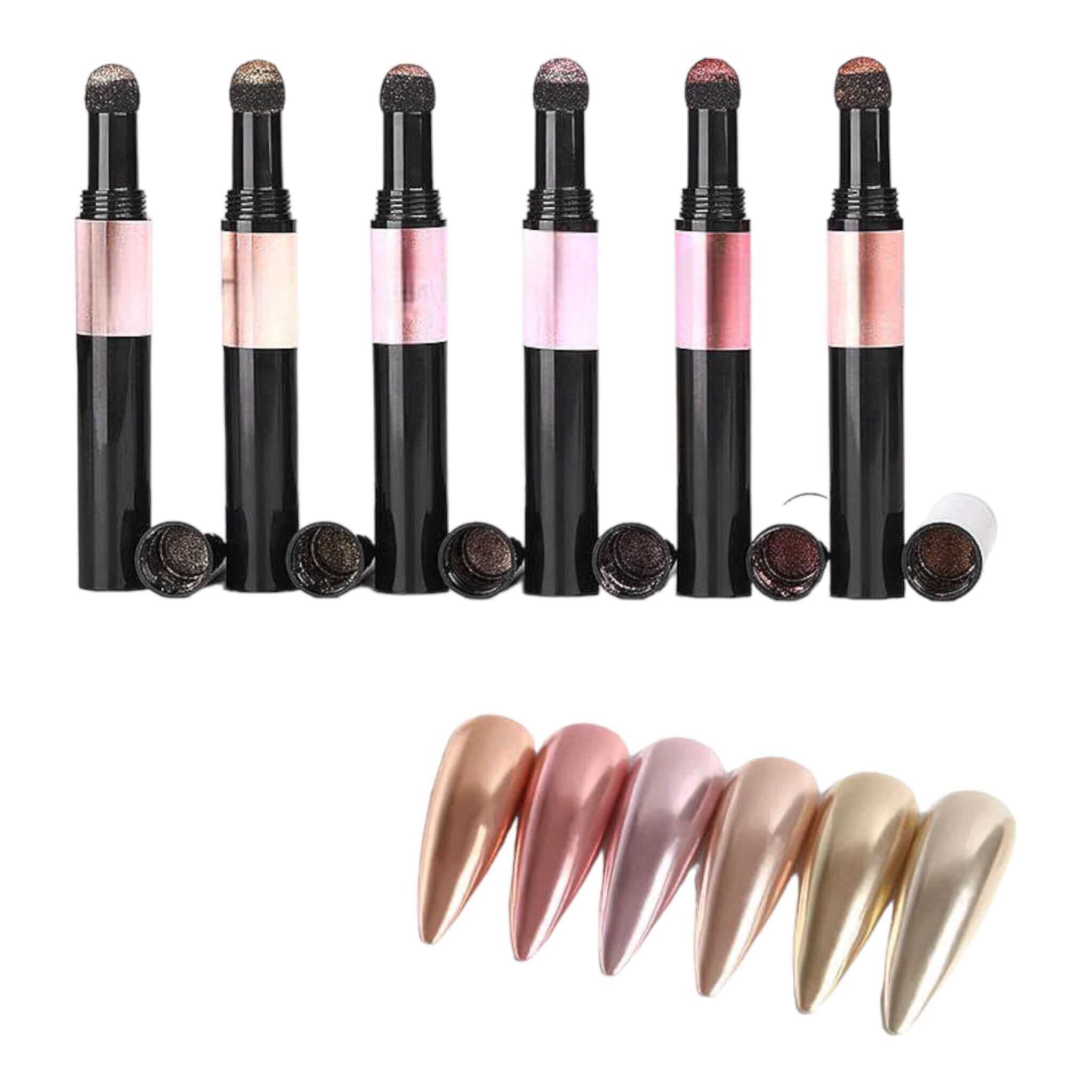 Chrom Pigment Shine Set Chrom Pigment Stift