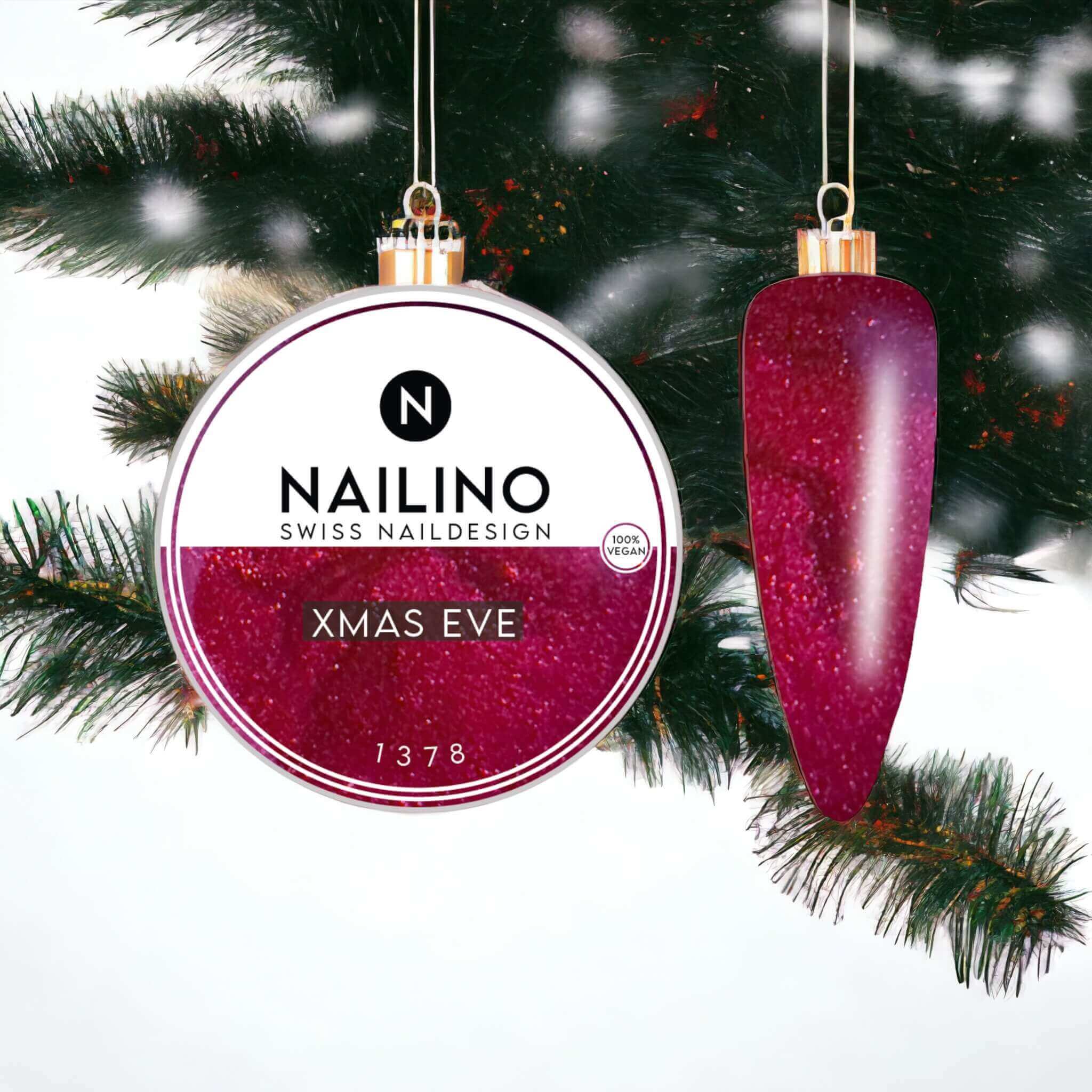 NAILINO Glitzer Gel XMas Eve Glitter Gel