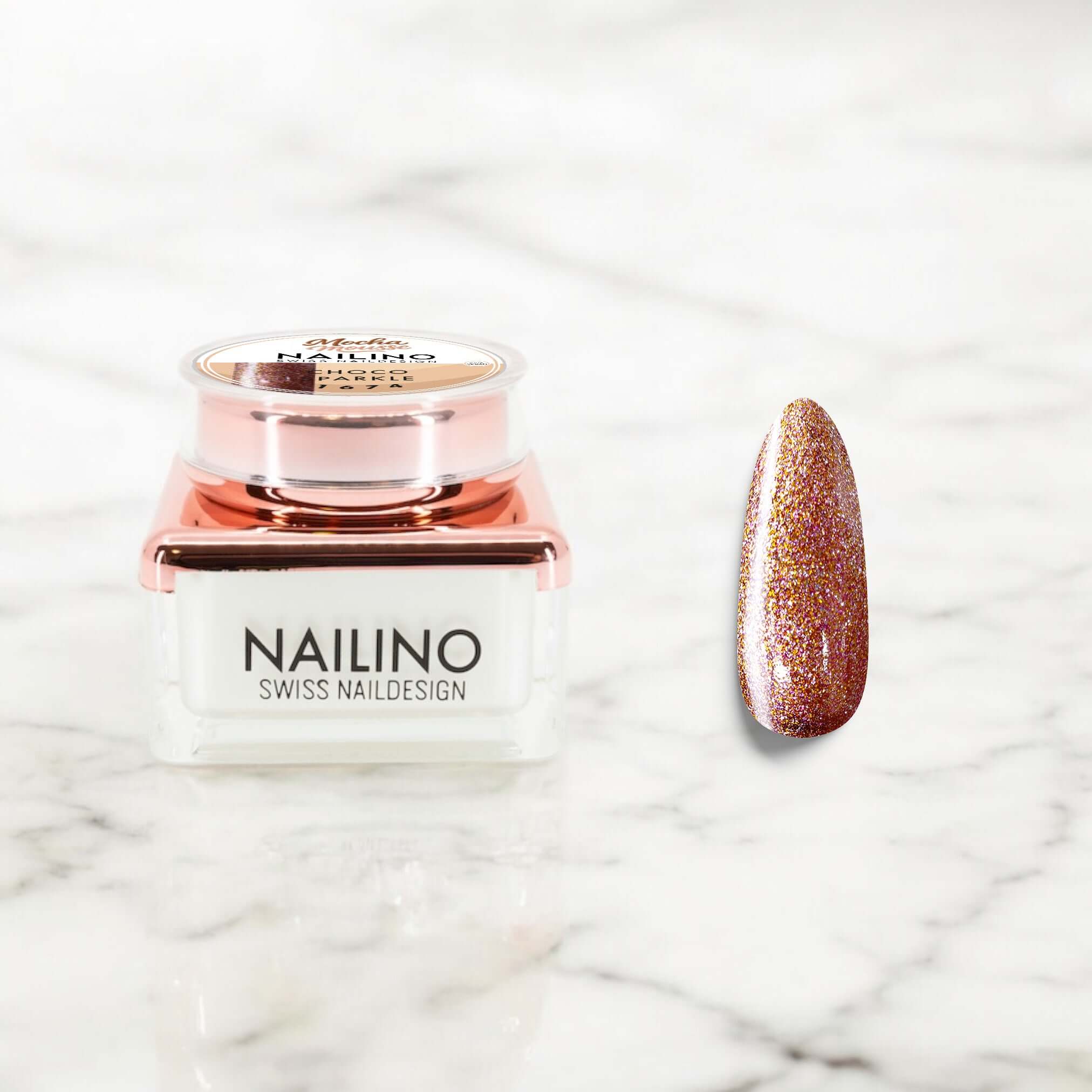 mocha mousse farbgel choco sparkle