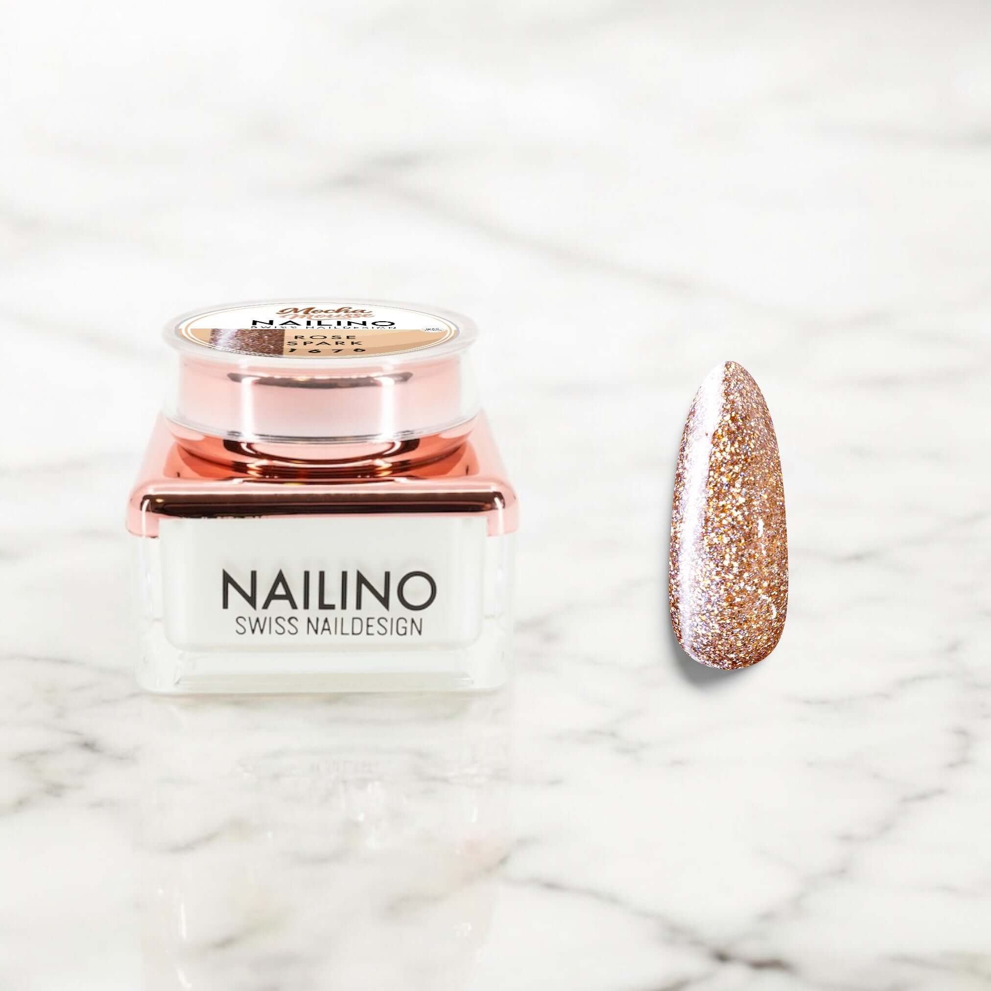 mocha mousse farbgel rose spark