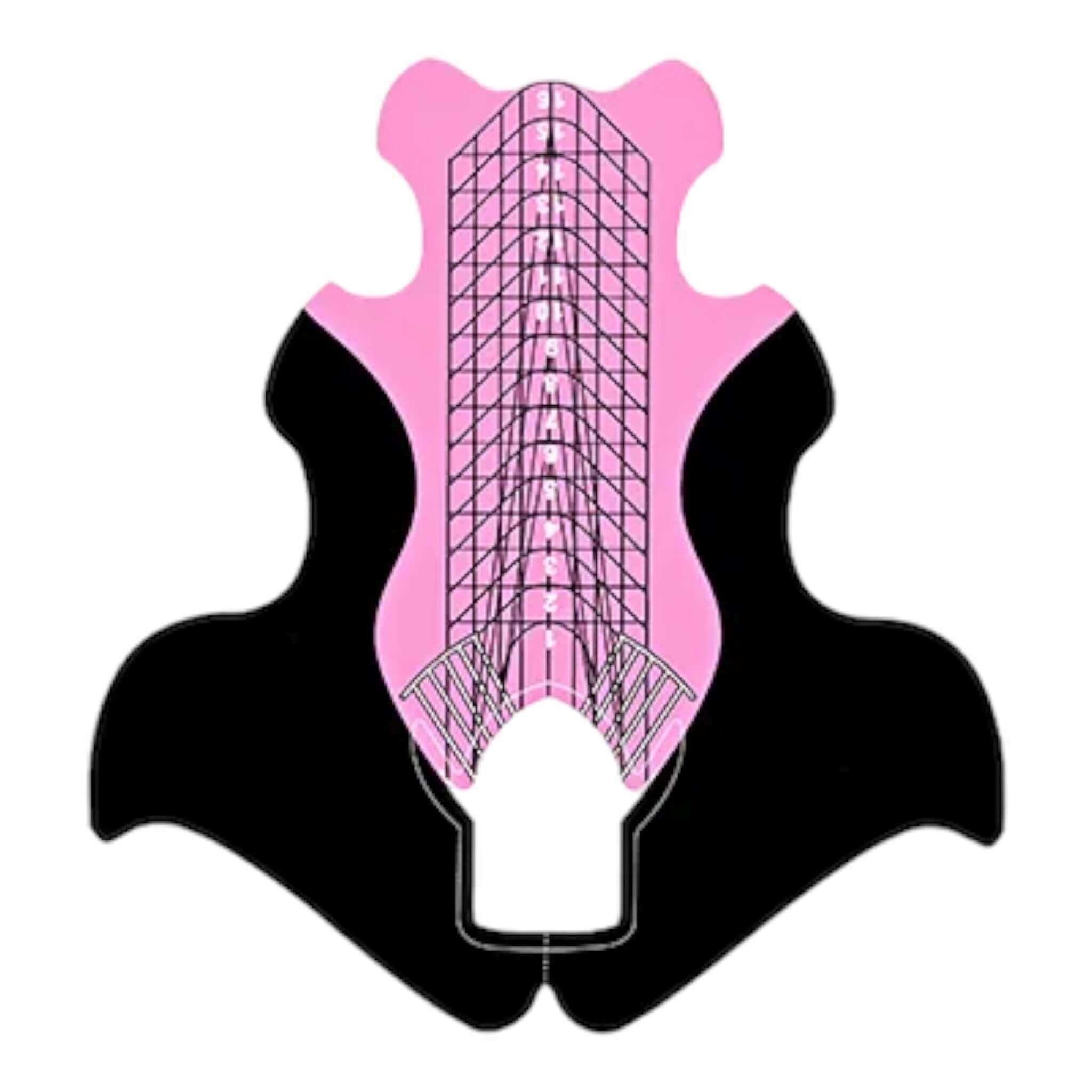 Modellier Schablonen Rolle Professional Modellier SchablonenFarbe: PinkMenge: 100 Stück