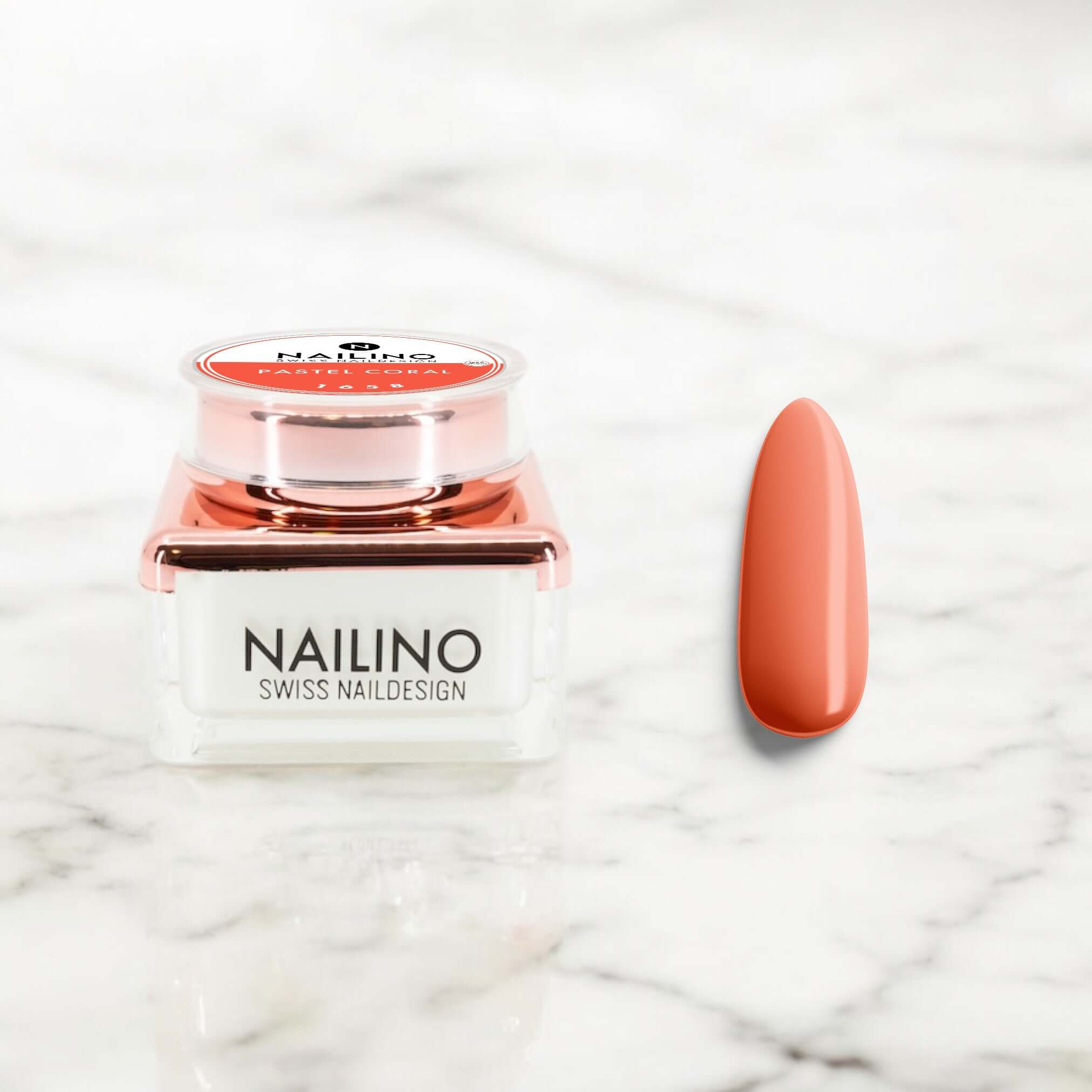 Nagel Farbgel Pastell Coral Koralle