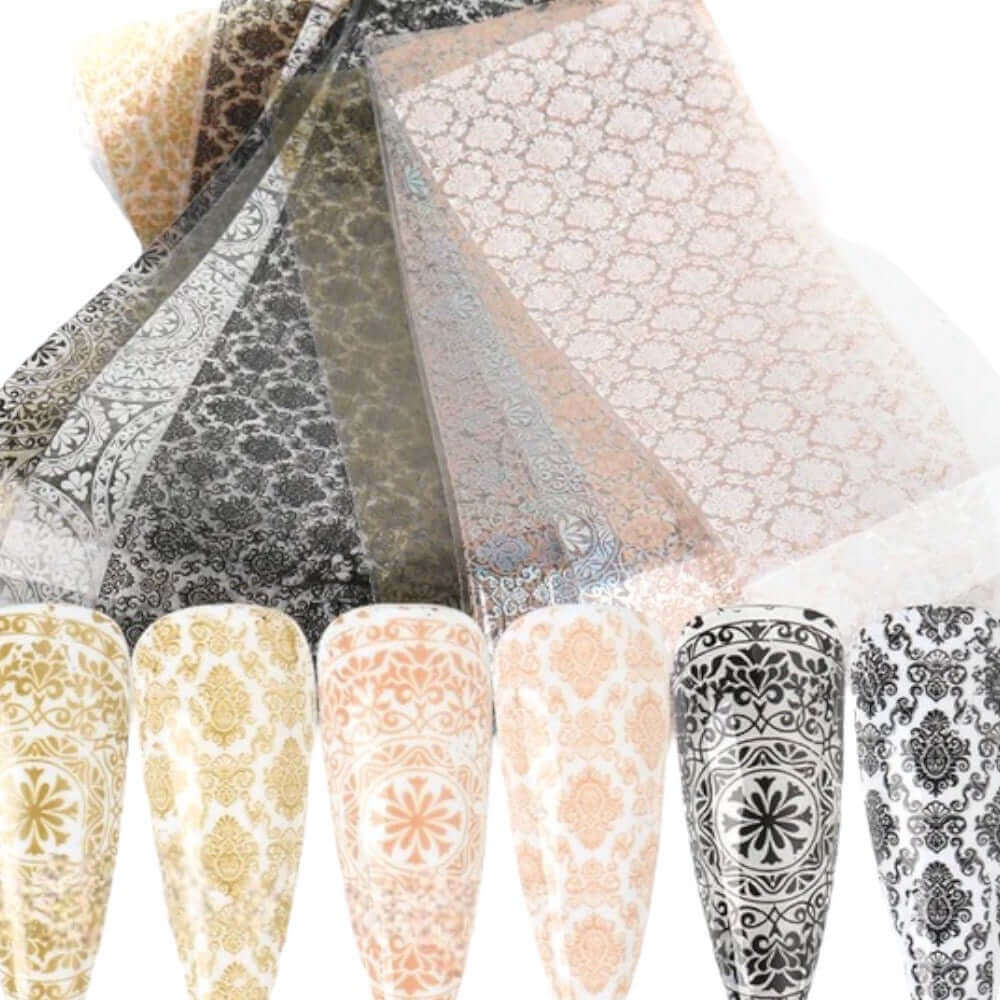 Nagelfolien Set Ornament Nagelfolie