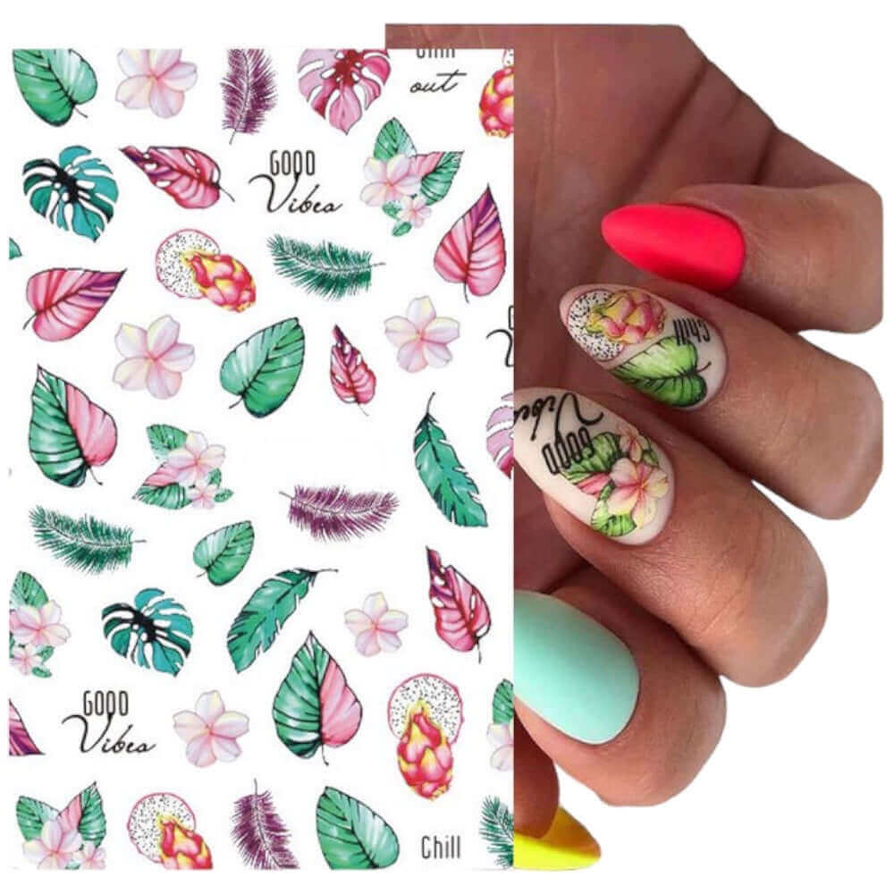Nagelsticker Blumen - 2