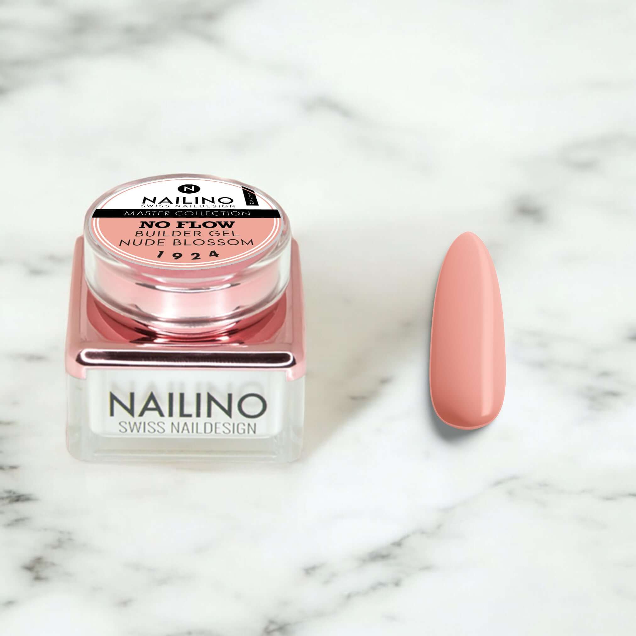 No flow nails flex nagel gel pfirsich rosa