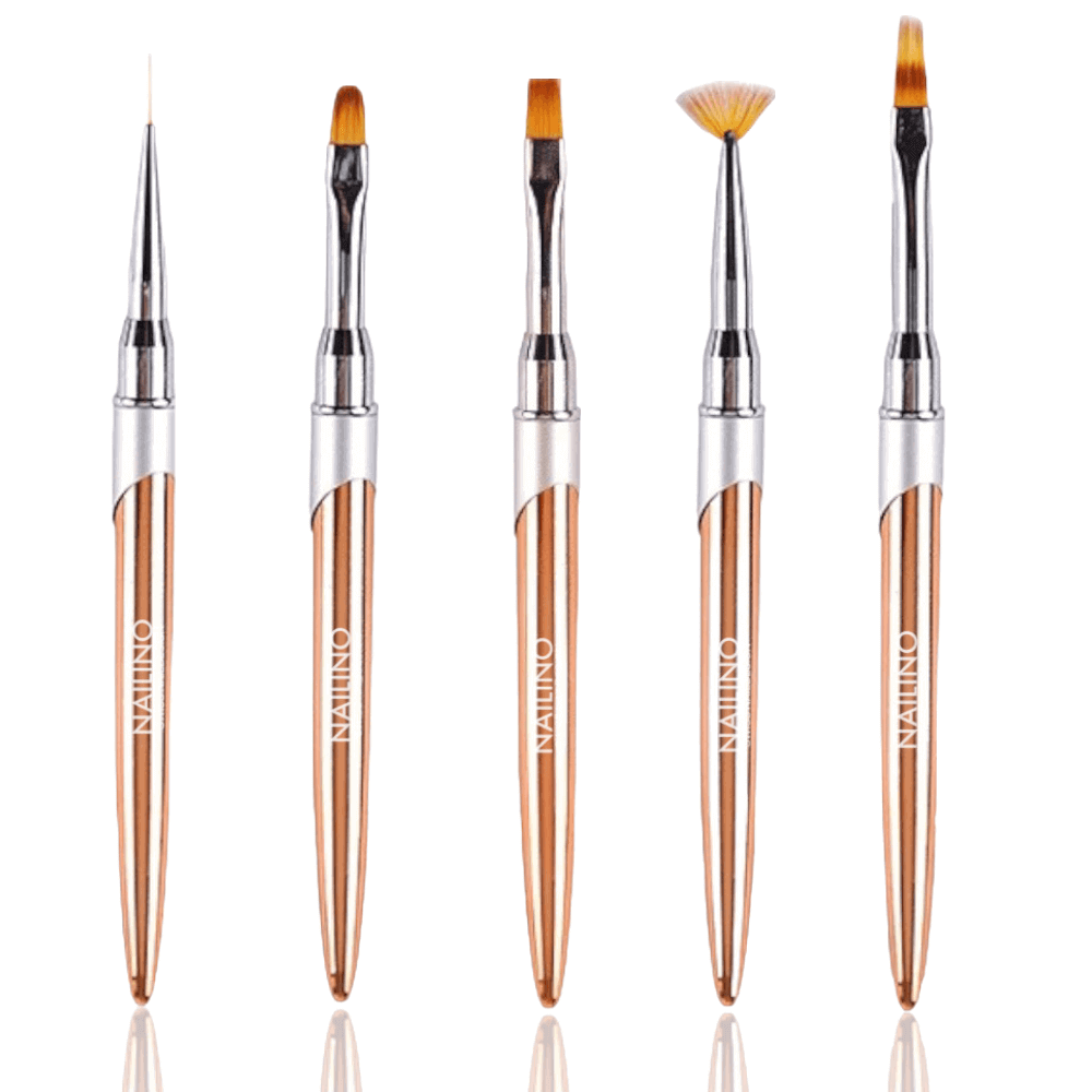 Nailino Rose Gold Line Pinsel Set Pinsel
