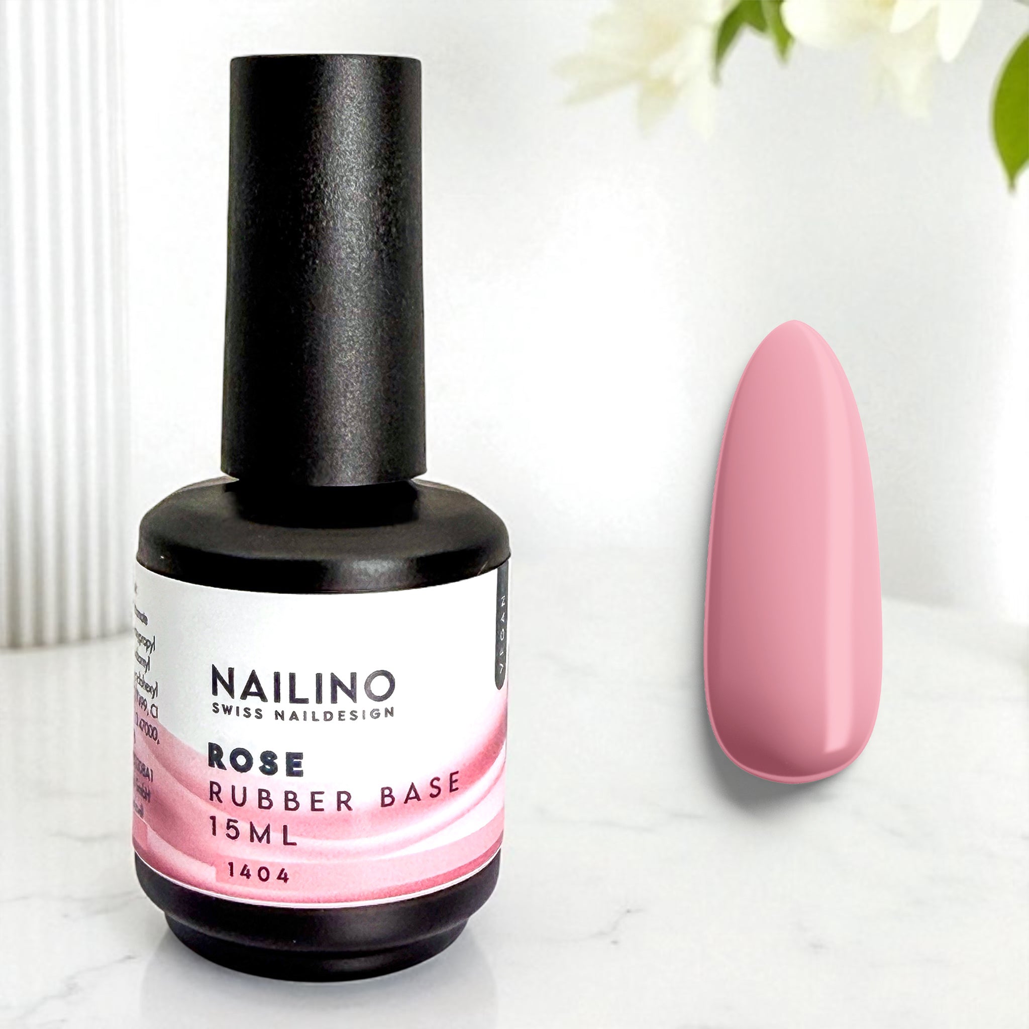 rubber base gel rose für naturnagelverstärkung