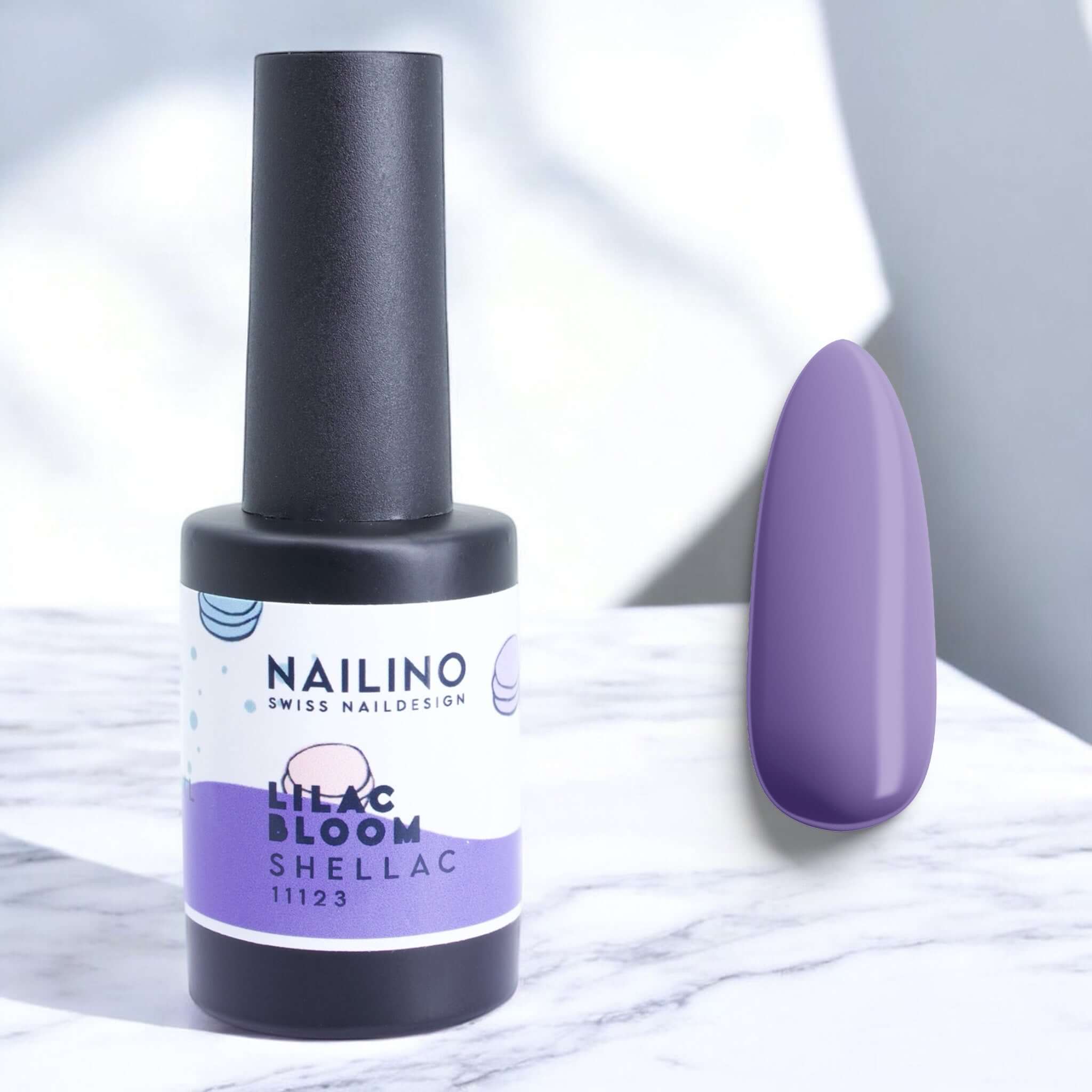 NAILINO Shellac Lilac Bloom - Zartes Flieder für einen romantisch‐modernen Look