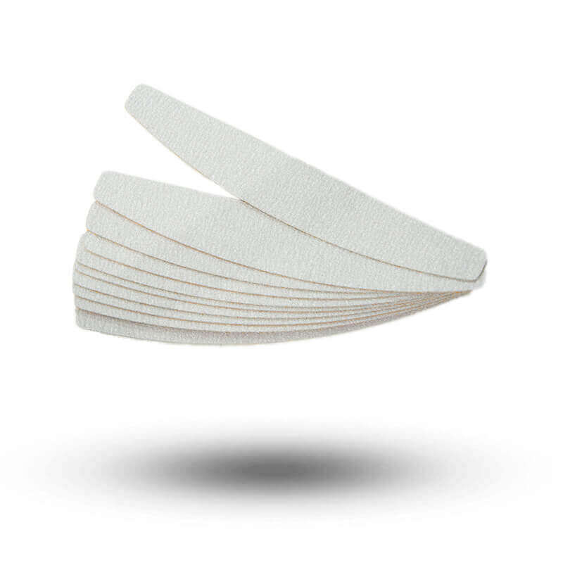 NAILINO Premium 10er Wechselfeilenblätter Halbmond 100 Grit Menge: 10