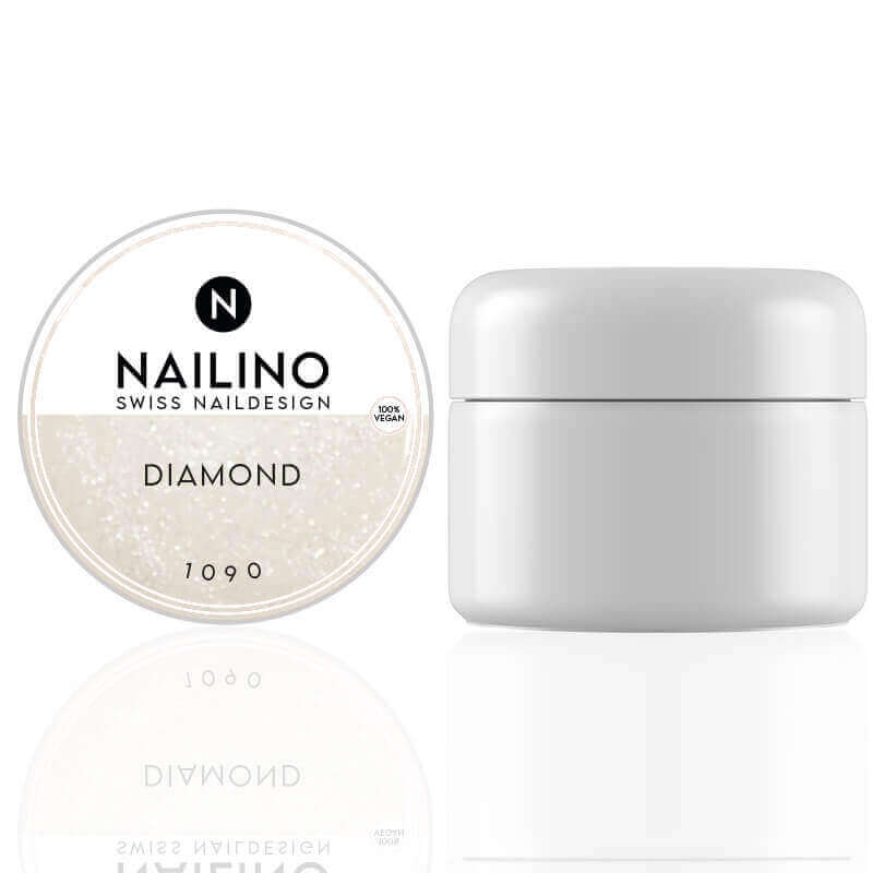 NAILINO Glitter Gel Diamond Farbe: Klar