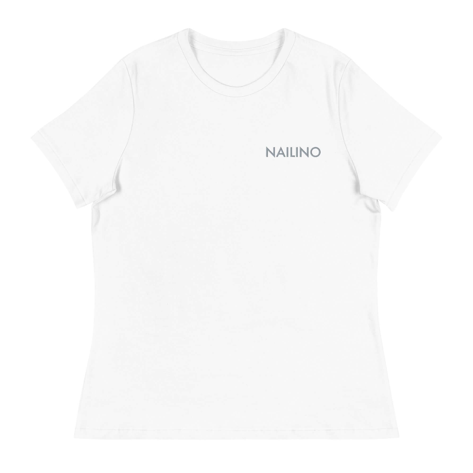 NAILINO Relaxed T-Shirt - Weiß / S