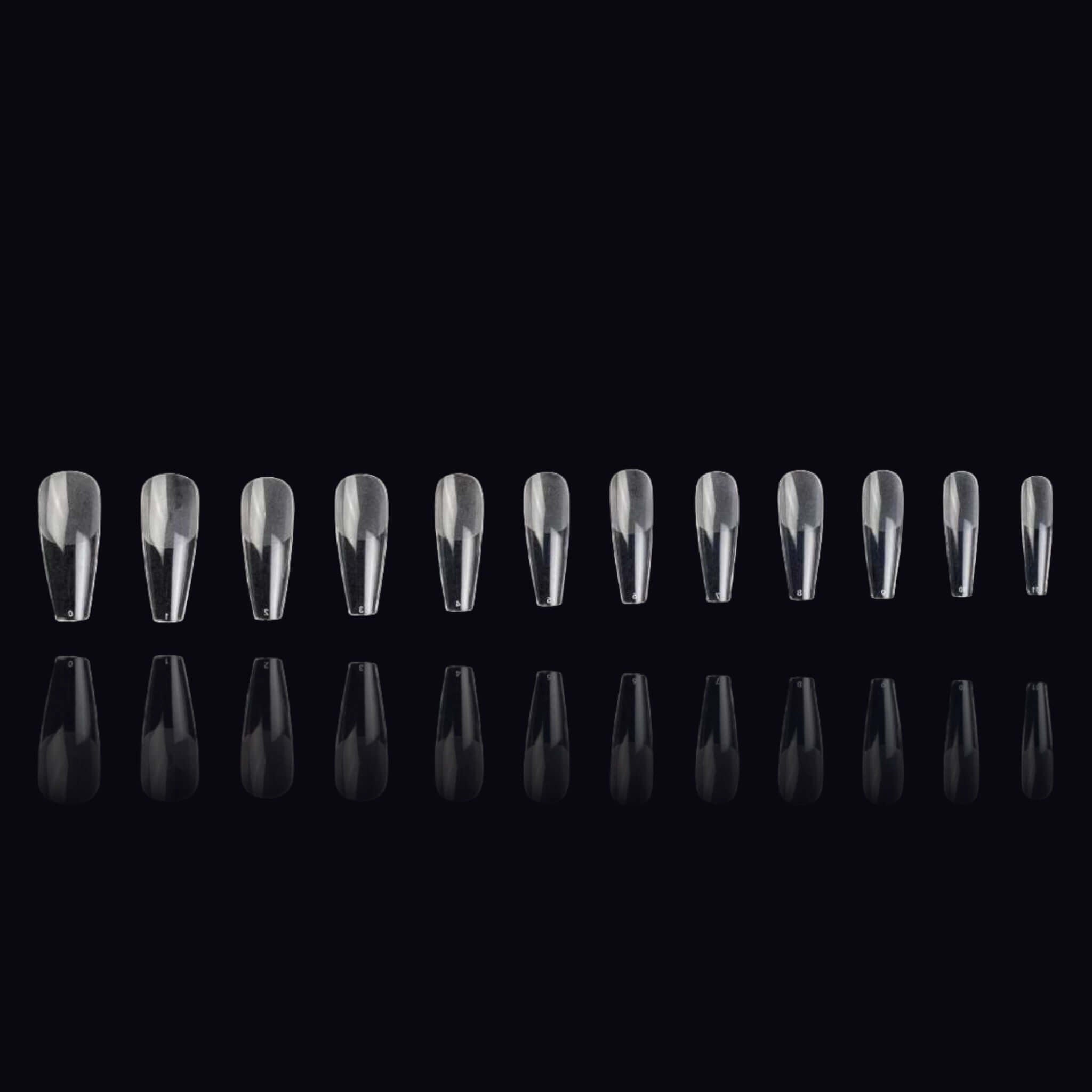 Press On Tips Long Coffin