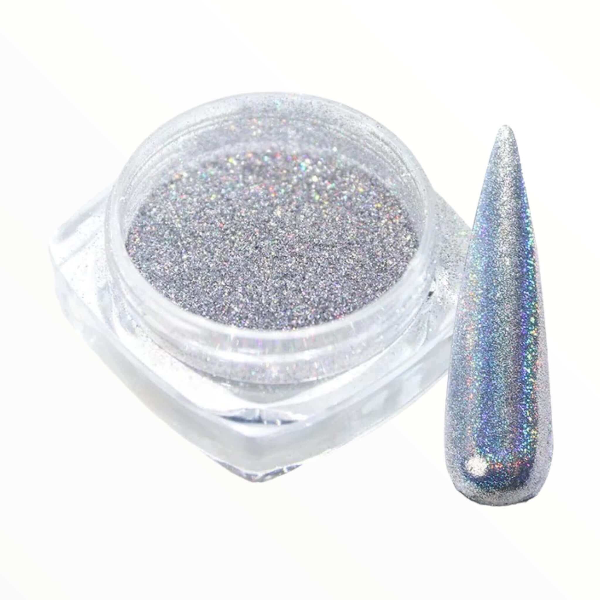 NAILINO Chrom Pigmente - Silber