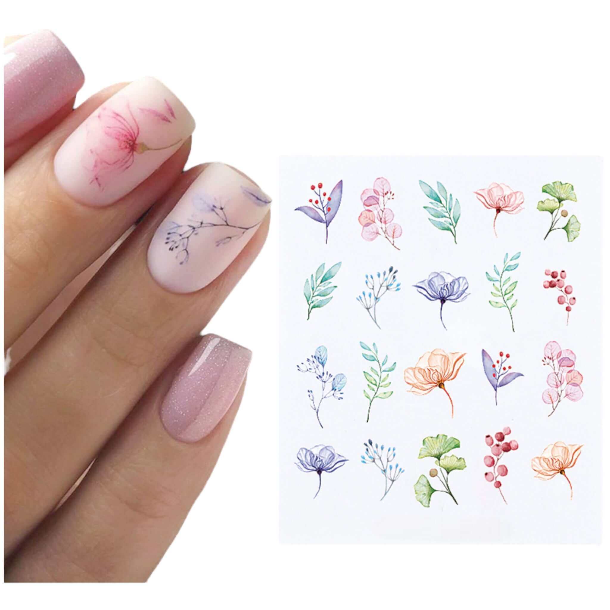 Nagelsticker Blumen - 7