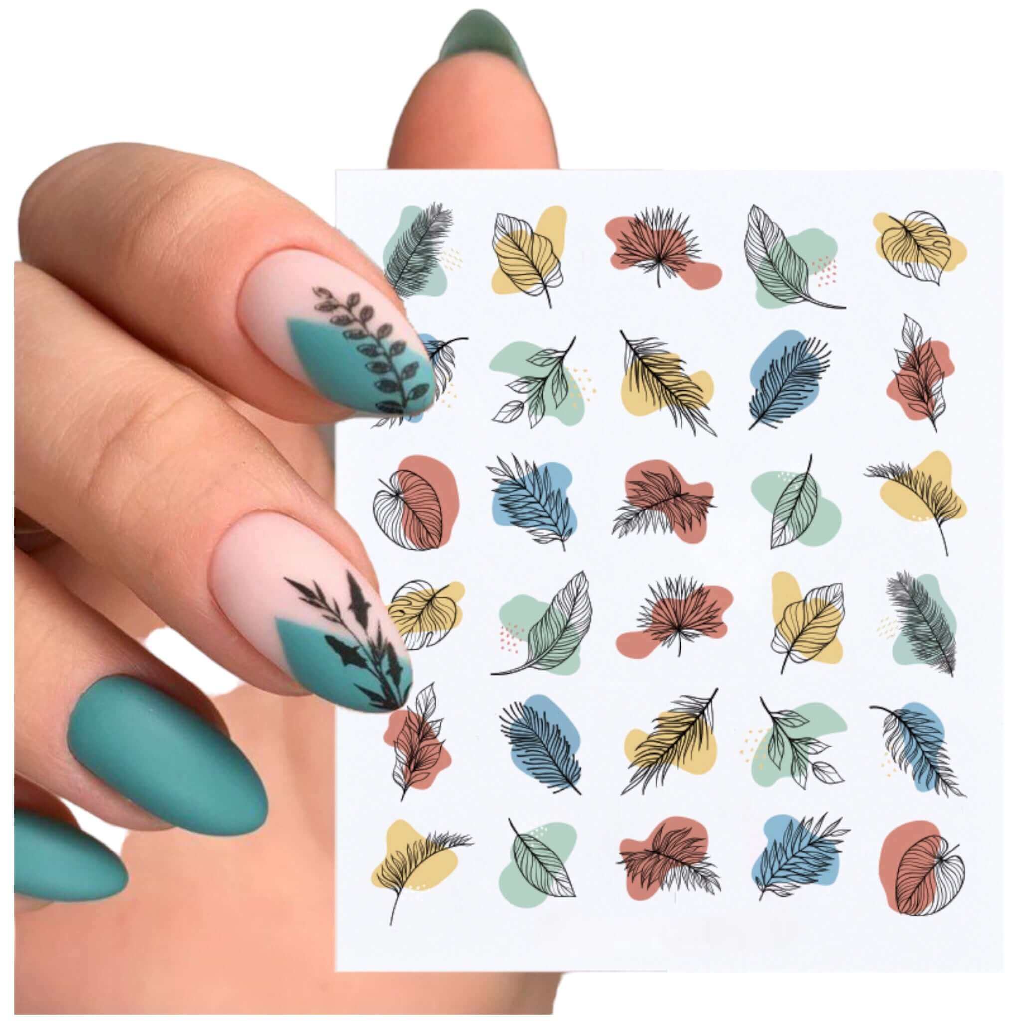 Nagelsticker Blumen - 8
