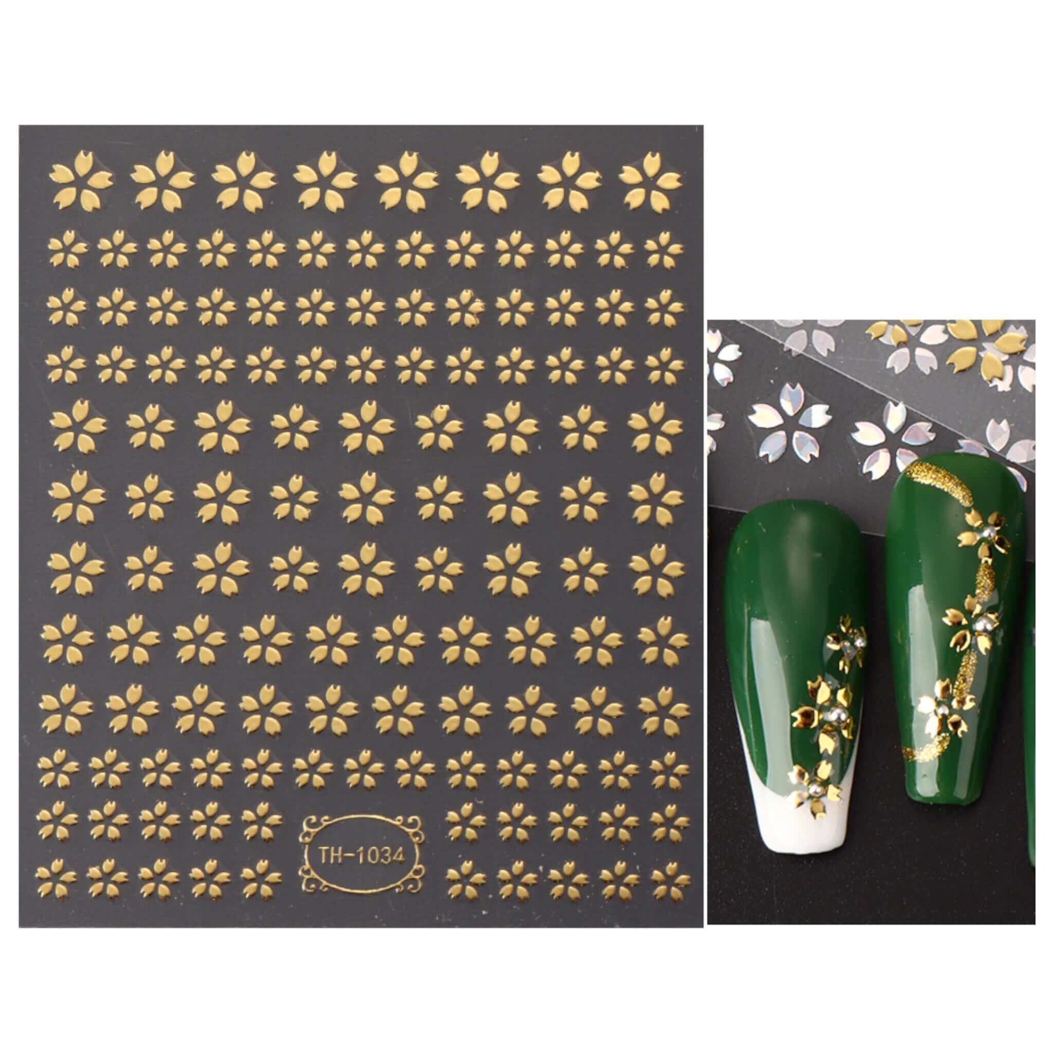 Nagelsticker Blumen - 11