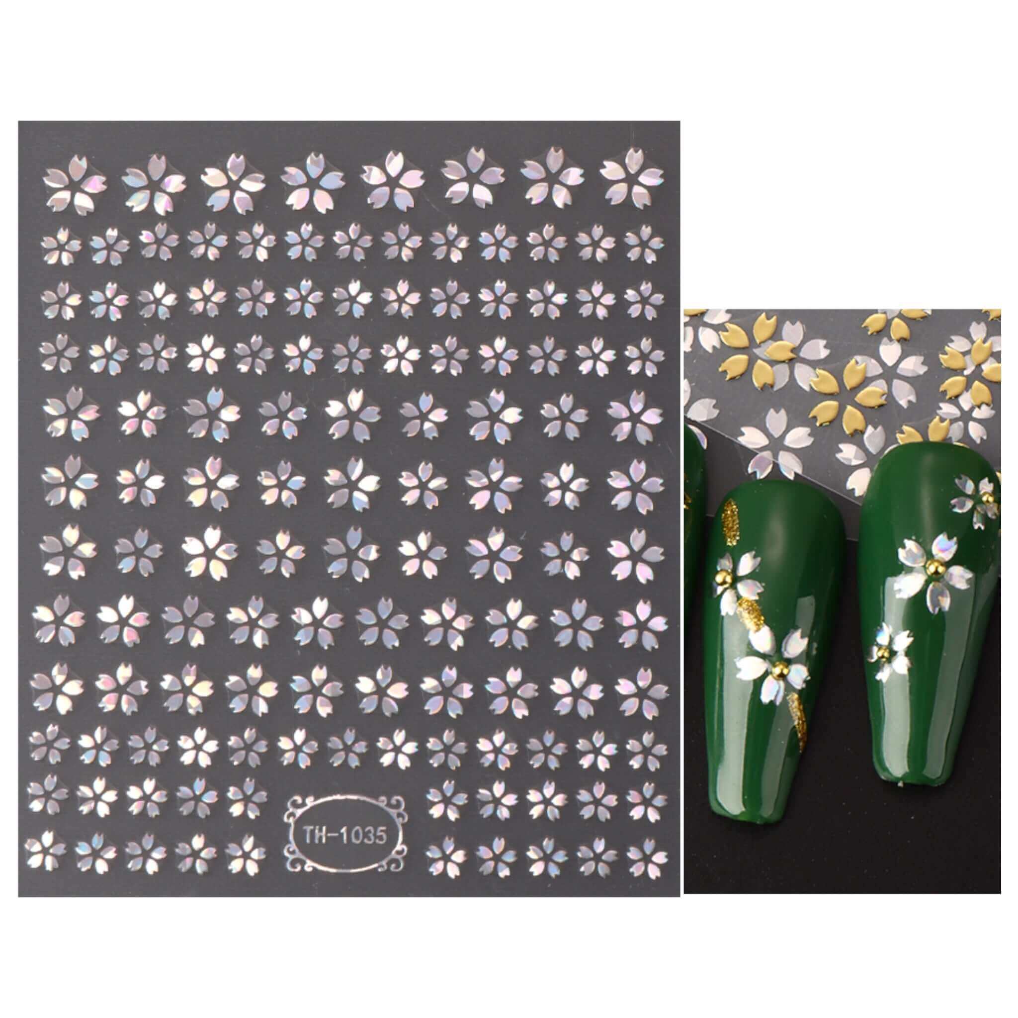 Nagelsticker Blumen - 14