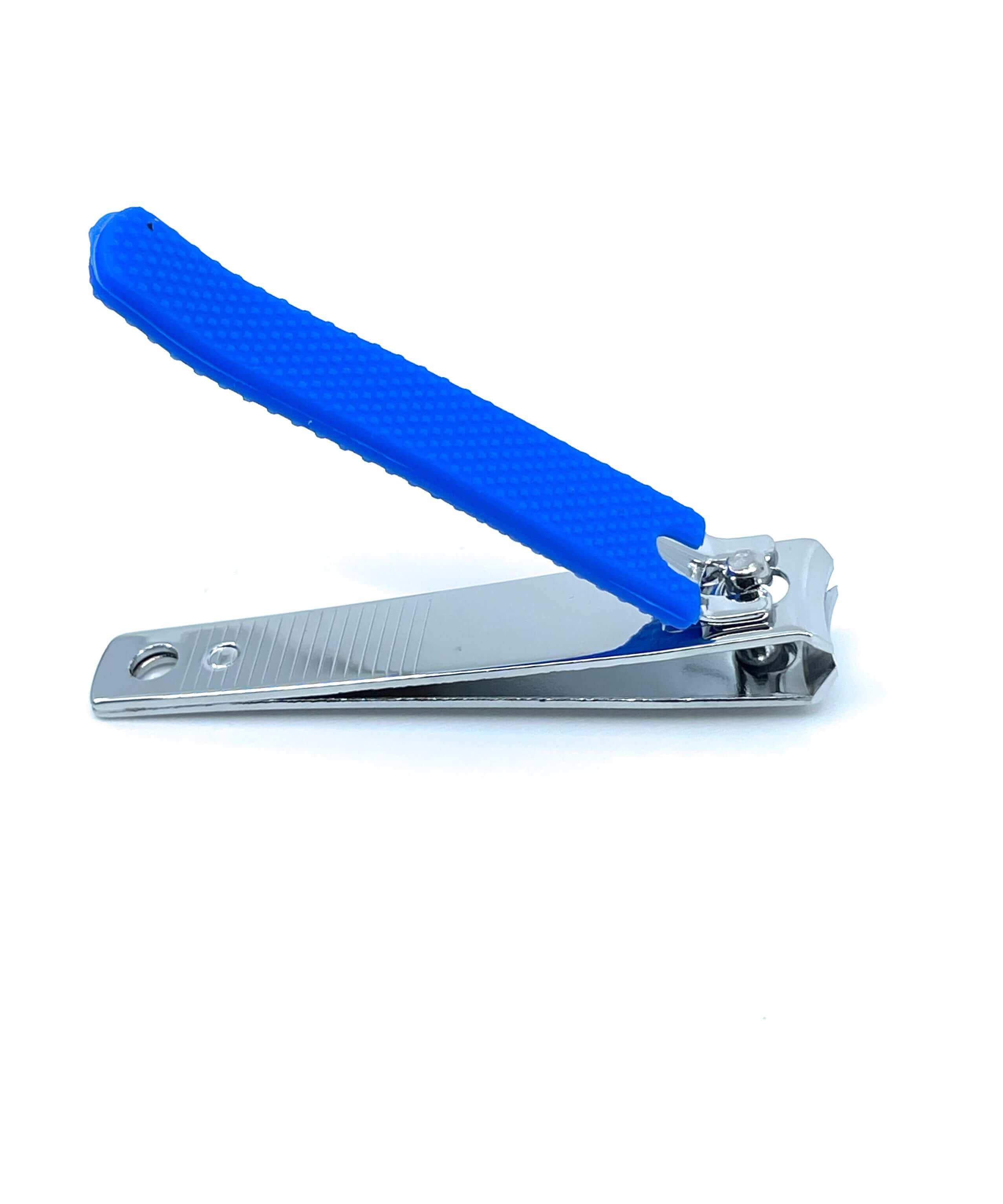 Profi Edelstahl Nagelknipser Blau