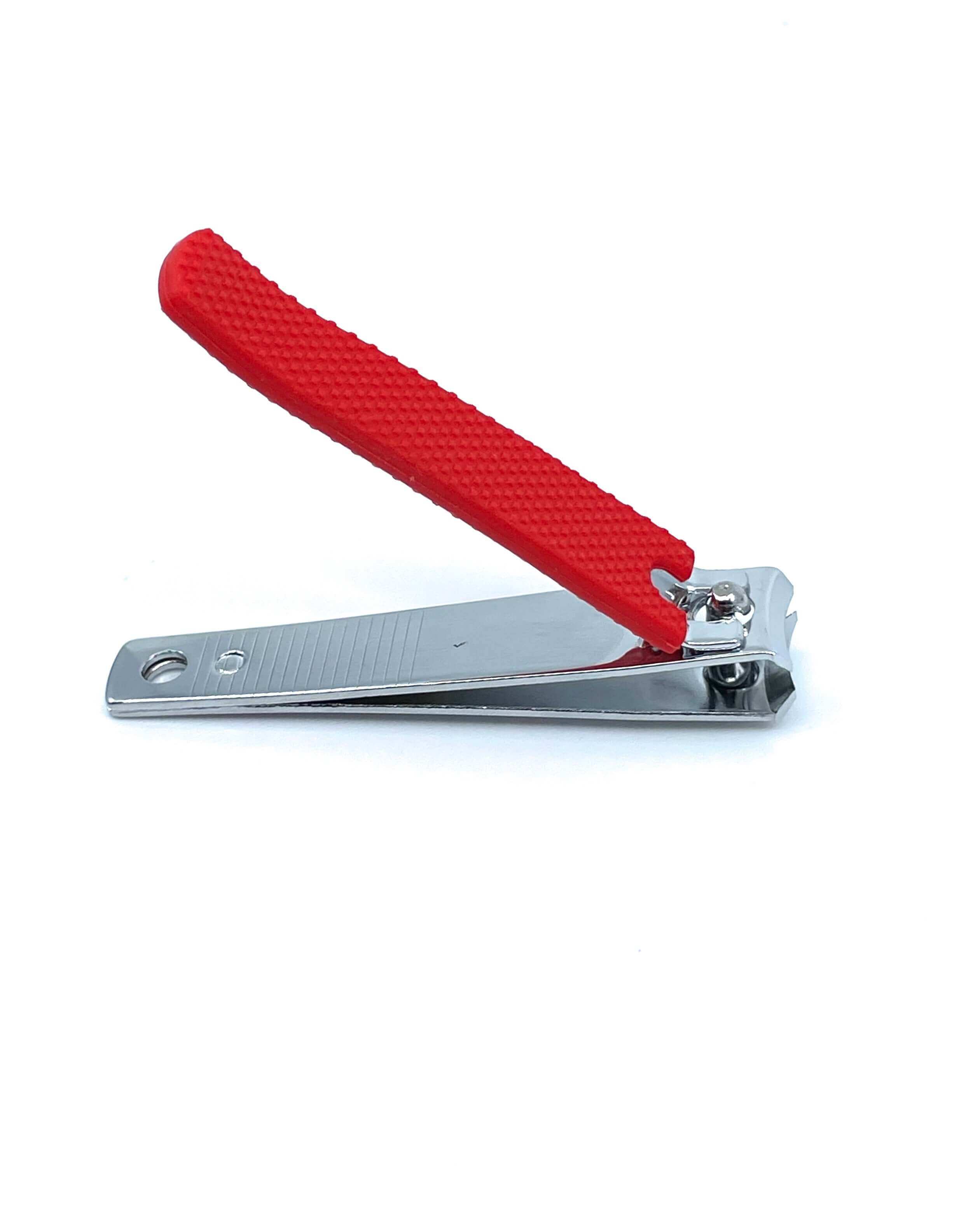 Profi Edelstahl Nagelknipser Rot