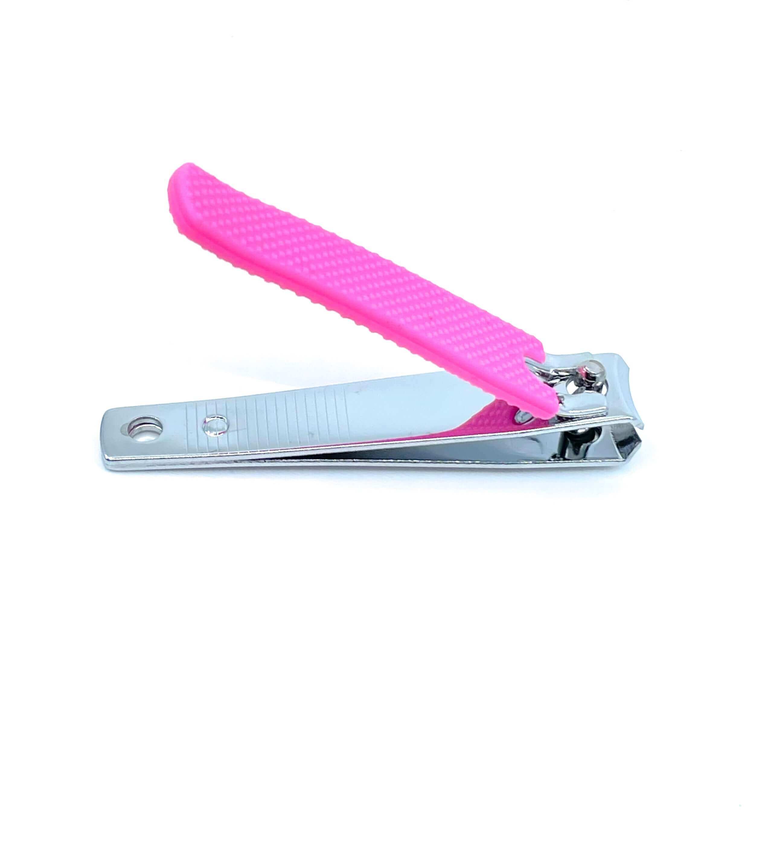 Profi Edelstahl Nagelknipser Pink