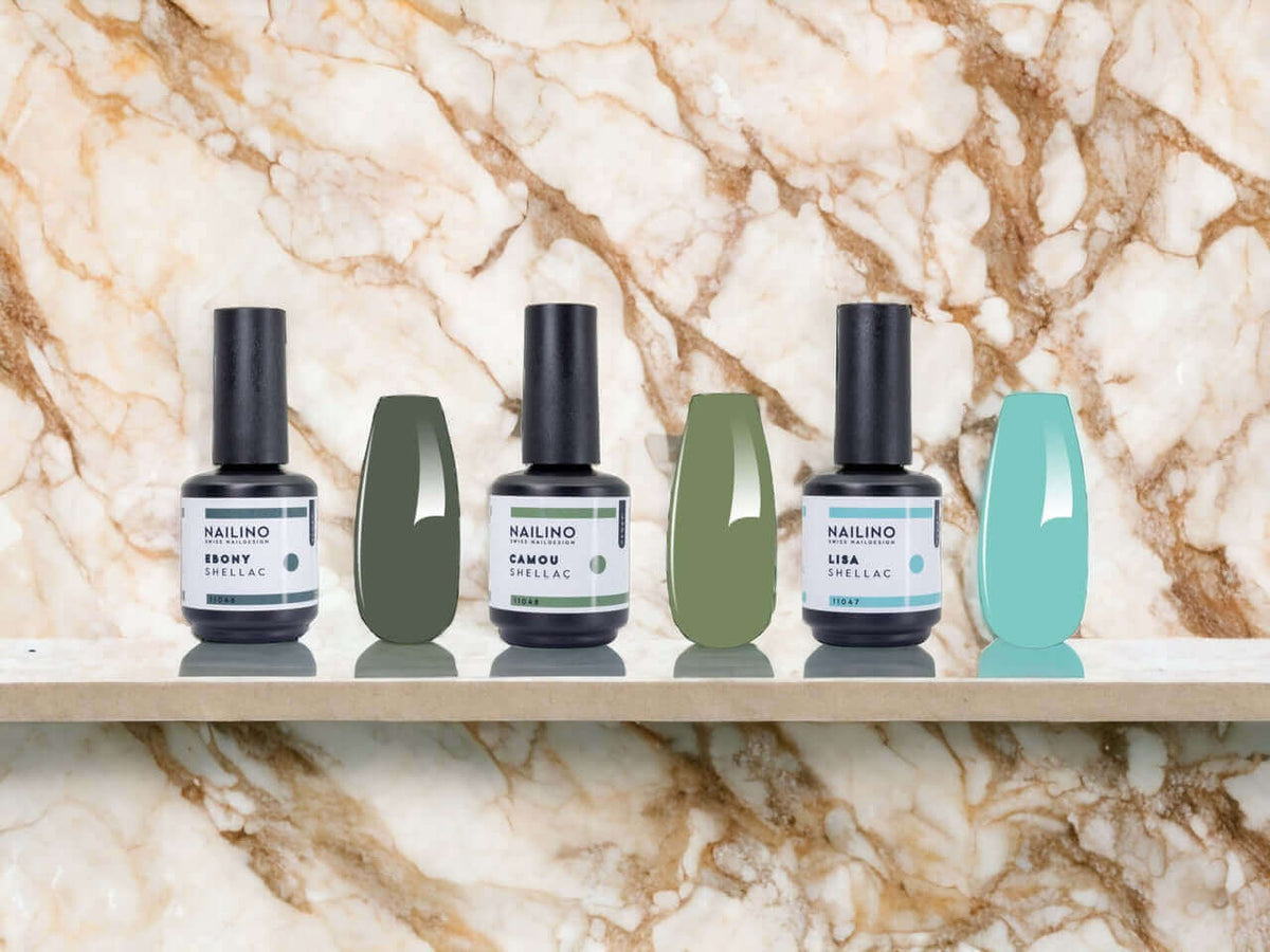 Greige Shellac Trendige Nachhaltigkeit: Entdecke die Neuen Shellac-Farben! – NAILINO