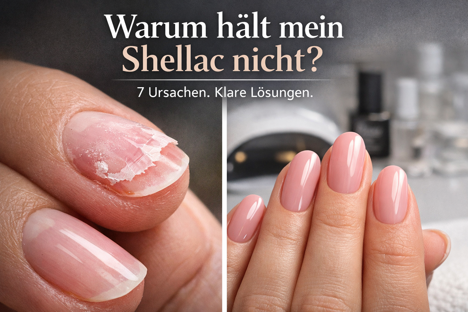 Warum dein Shellac nicht hält – die 7 häufigsten Ursachen (und wie du sie sofort behebst)