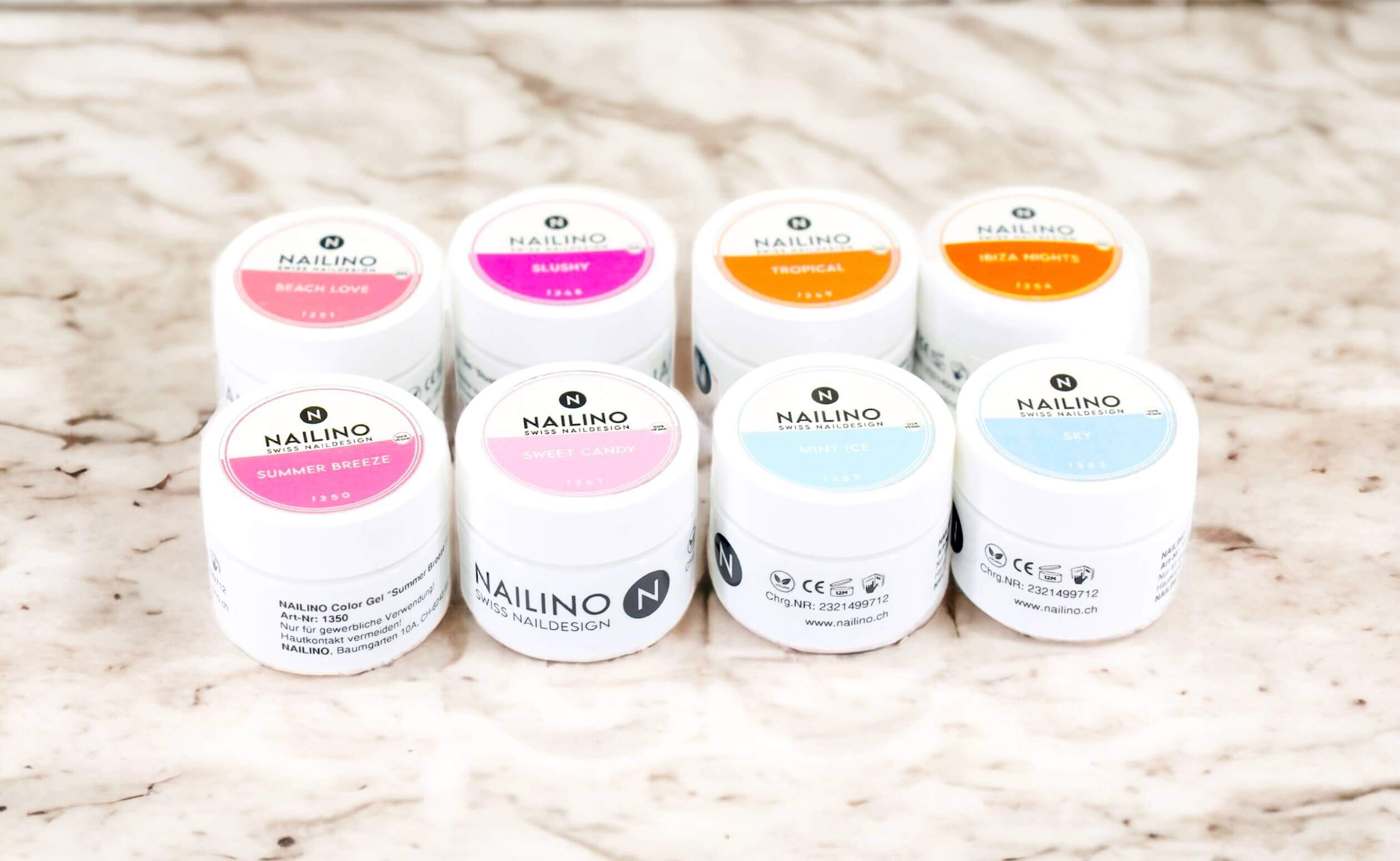 Farbgele für Nägel