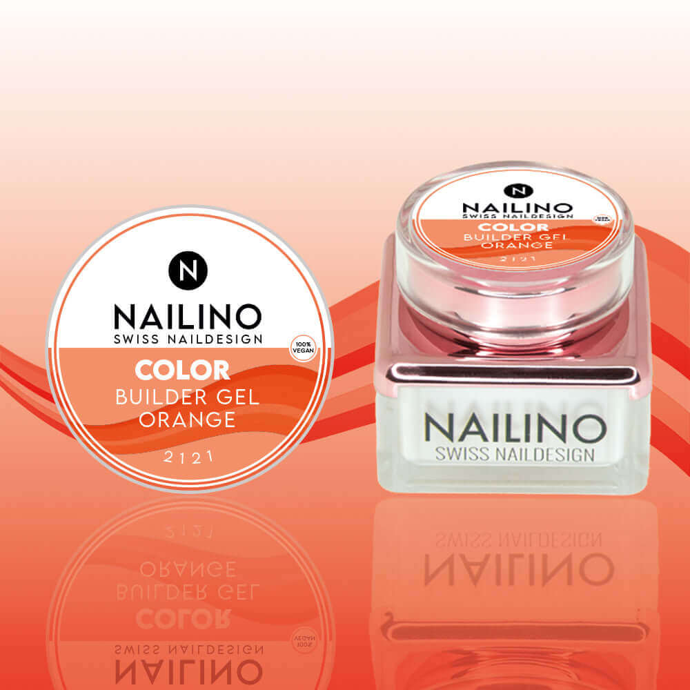 NAILINO Color Aufbaugel Orange -