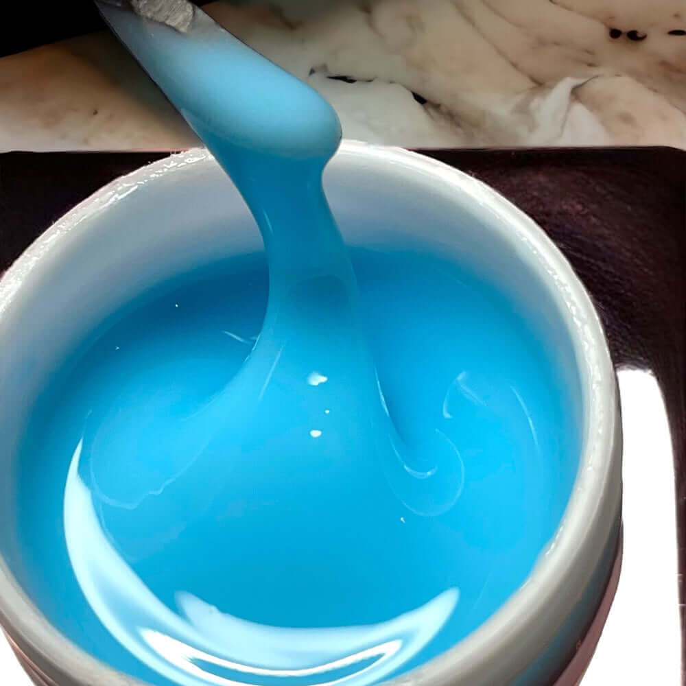 aufbaugel blau gel farbe