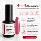 NAILINO Liquid Builder Gel – Produktvorteile mit Nageltip im Farbton der Referenzmuster