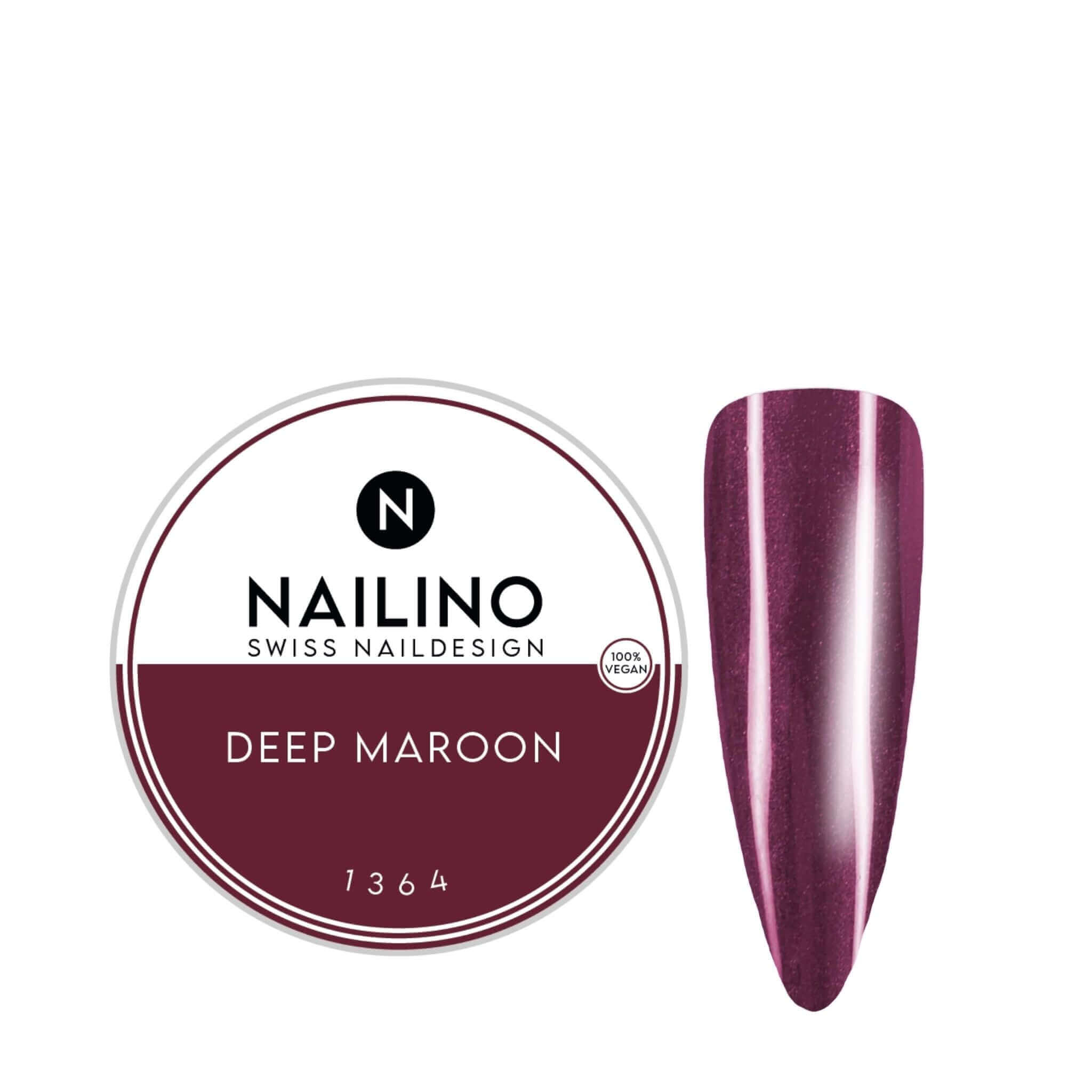 NAILINO Farbgel Deep Maroon -