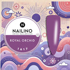 NAILINO Royal Orchid Farbgel in majestätischem Violett für elegante Nägel, mittlere Viskosität und Honigeffekt, veganes Nageldesign