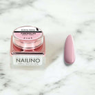 fiberglas gel nails rosy veil rosa