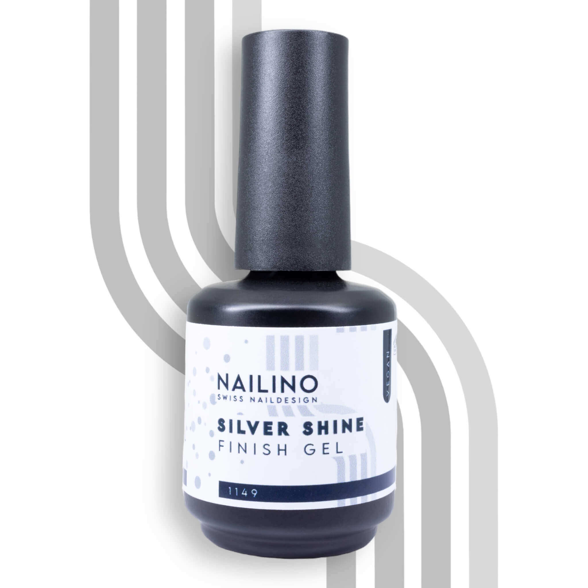 NAILINO Finish Gel Silver Shine -