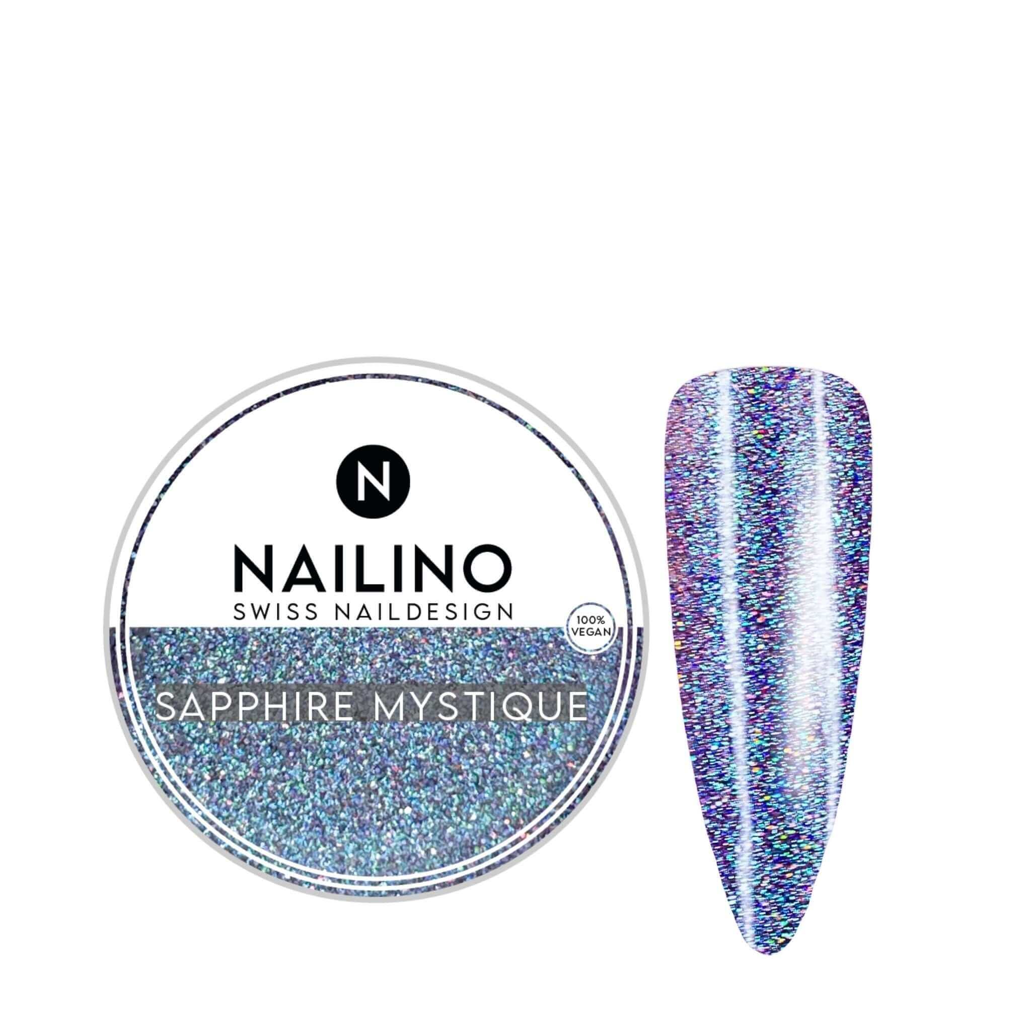 NAILINO Glitter Gel Sapphire Mystique Farbgel