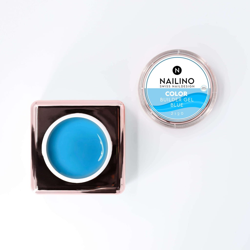 NAILINO Color Aufbaugel Blau -
