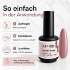 NAILINO Liquid Builder Gel – Dusty Rose Anleitung zur Anwendung mit Tipps zur Nagelgestaltung