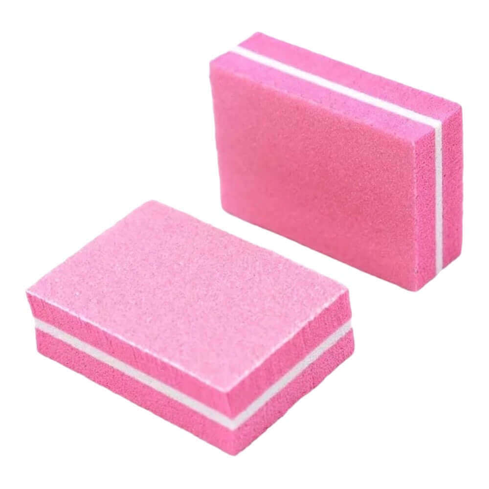 Mini Buffer Nagelfeile - 2er Set / Pink