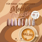 mocha mousse kollektion set farbgel und glitzergel