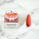 nagel aufbau gel farbig orange