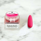 nagel aufbau gel farbig pink