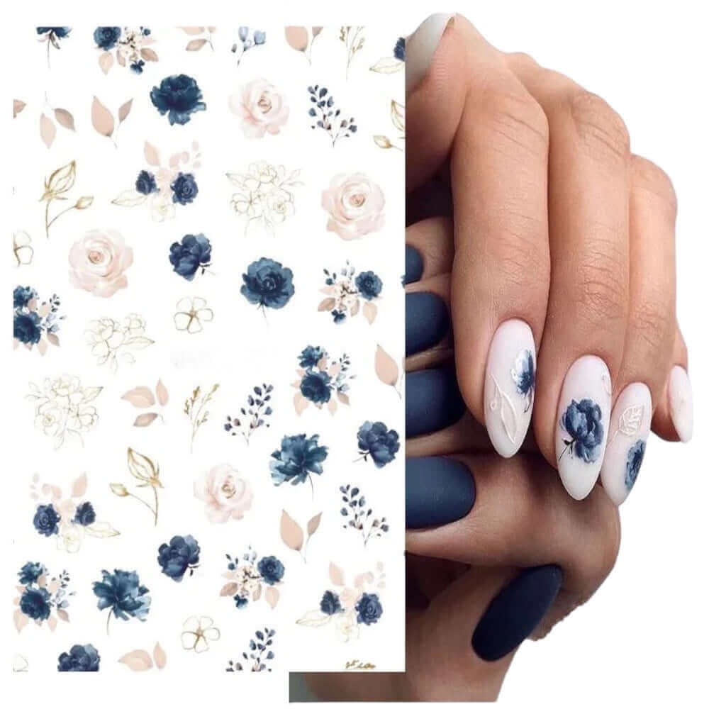 Nagelsticker Blumen 1