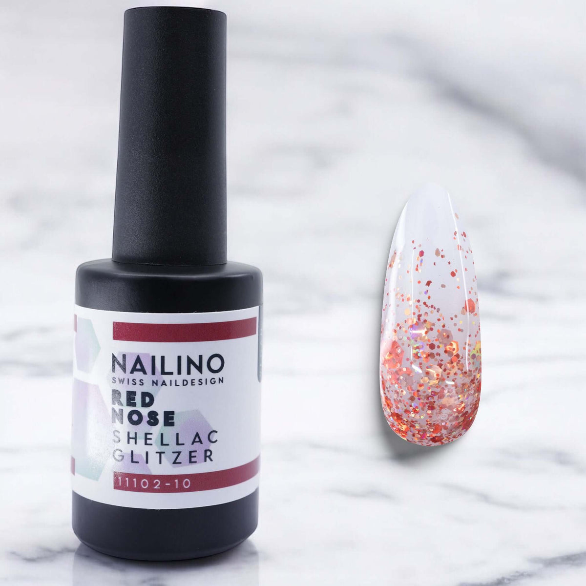 Shellac Glass Shellac für langanhaltende und glänzende Nägel - NAILINO