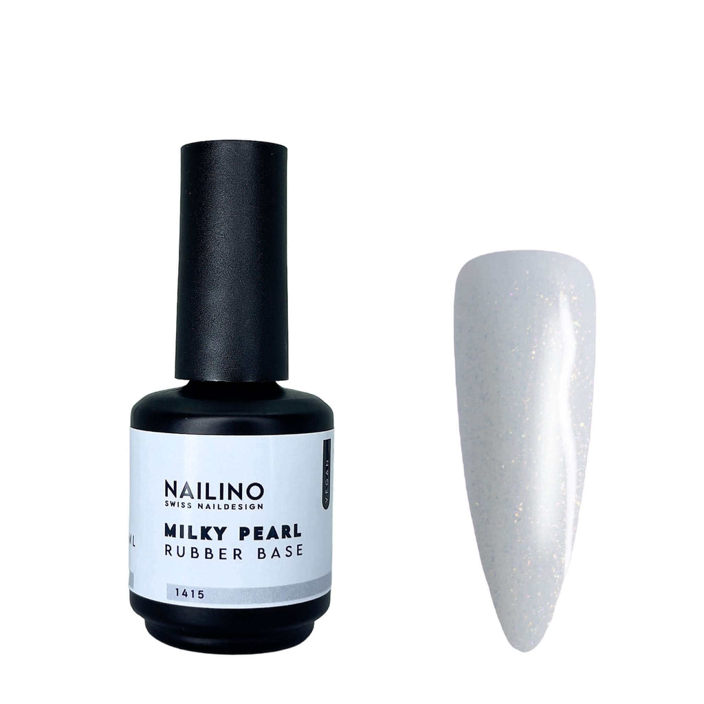 NAILINO Rubber Base Gel Milky Pearl -