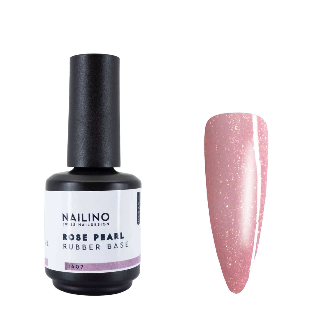 NAILINO Rubber Base Gel Rose Pearl -