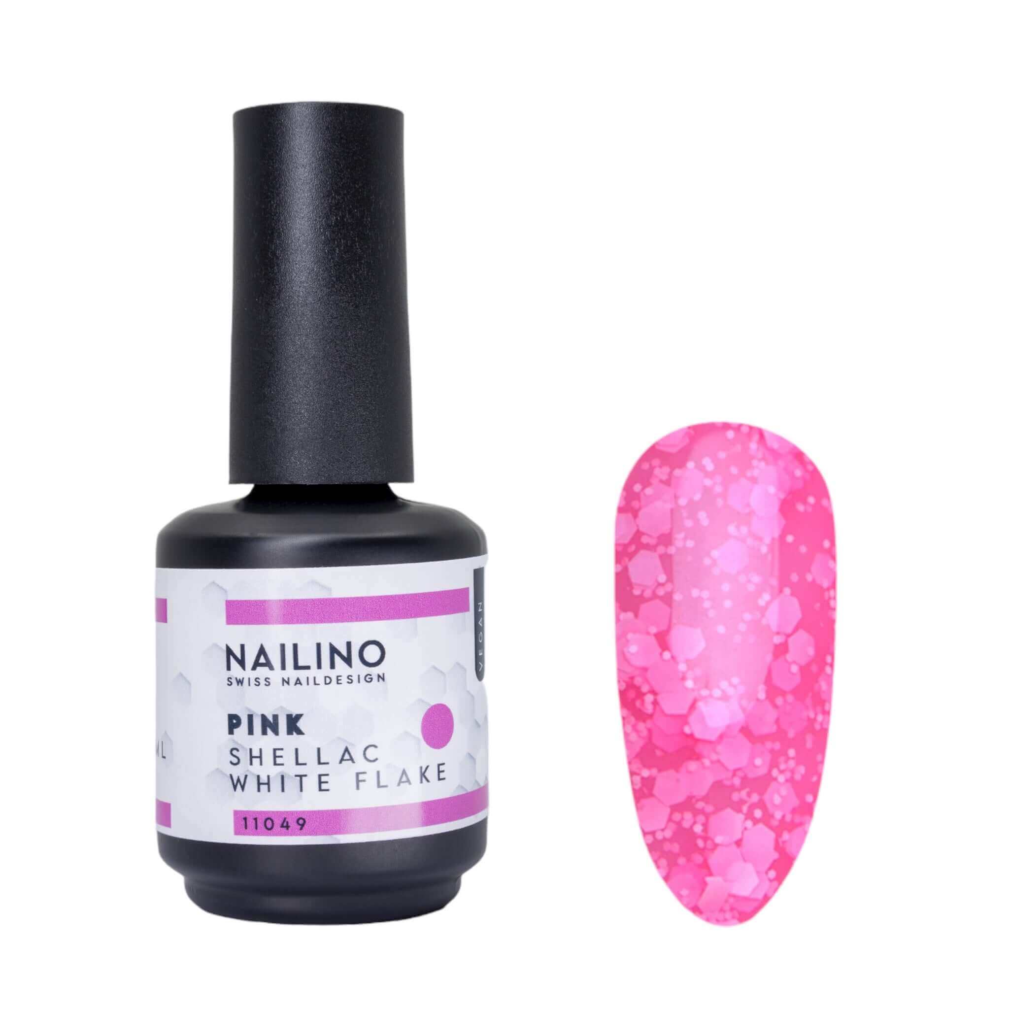 NAILINO Shellac White Flake Pink -