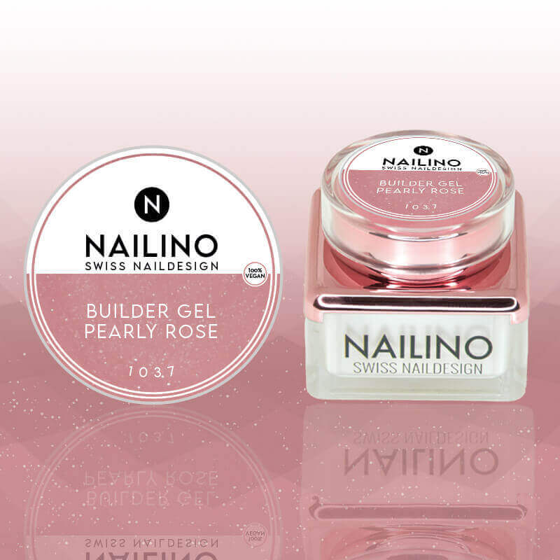 NAILINO Nail Builder Gel Pearly Rose Inhalt: 15ml