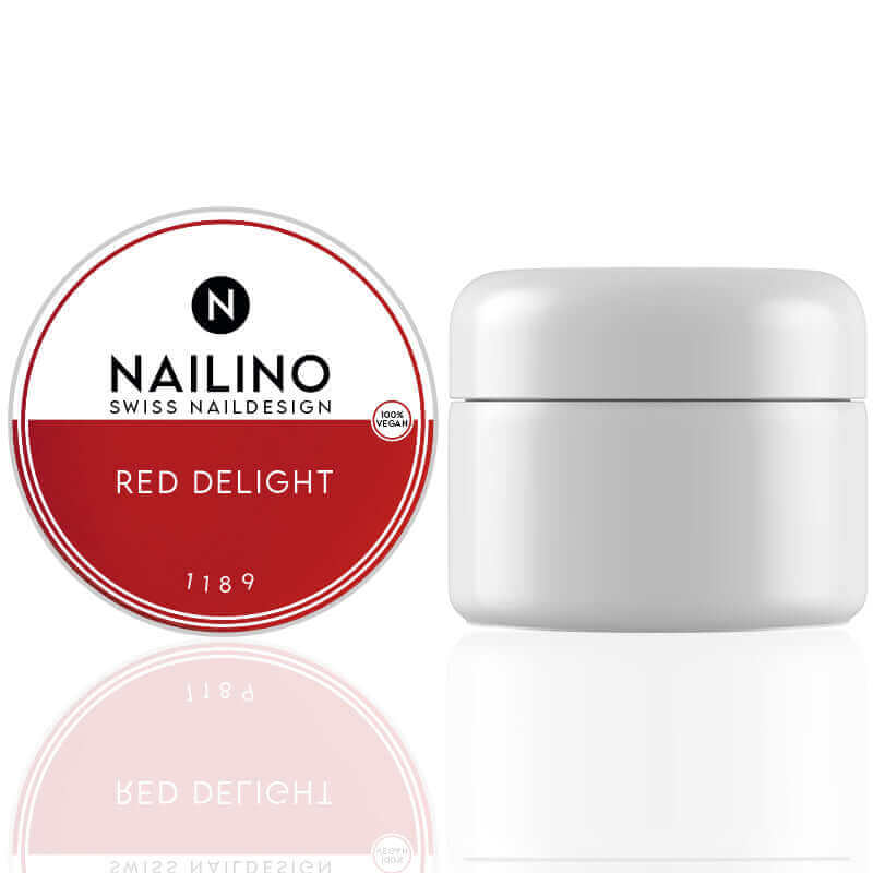 NAILINO Color Gel Red Delight Farbe: Rot
